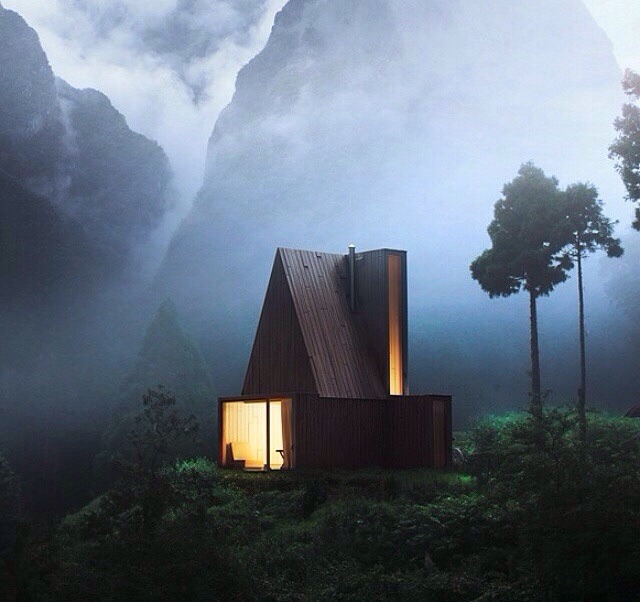 Geometric Contemporary  cabin