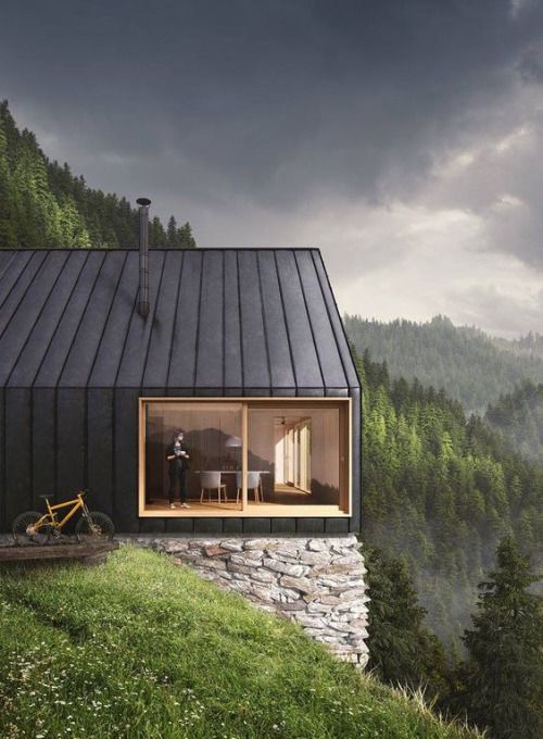 a modern cabin