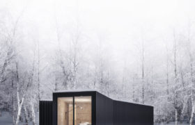 Simple Shipping Container Cabin