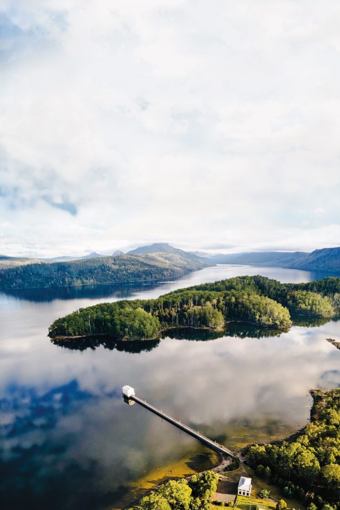 home on a lake