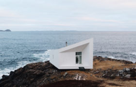 seaside modern cabin