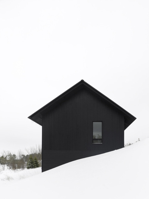 small black chalet